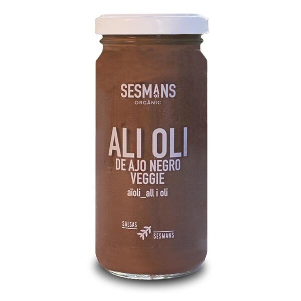 Sesmans - Salsa AliOli de Ajo Negro Bio 240ml